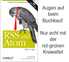 Dem Schockwellenreiter sein Buch: Nur echt mit Krawatte