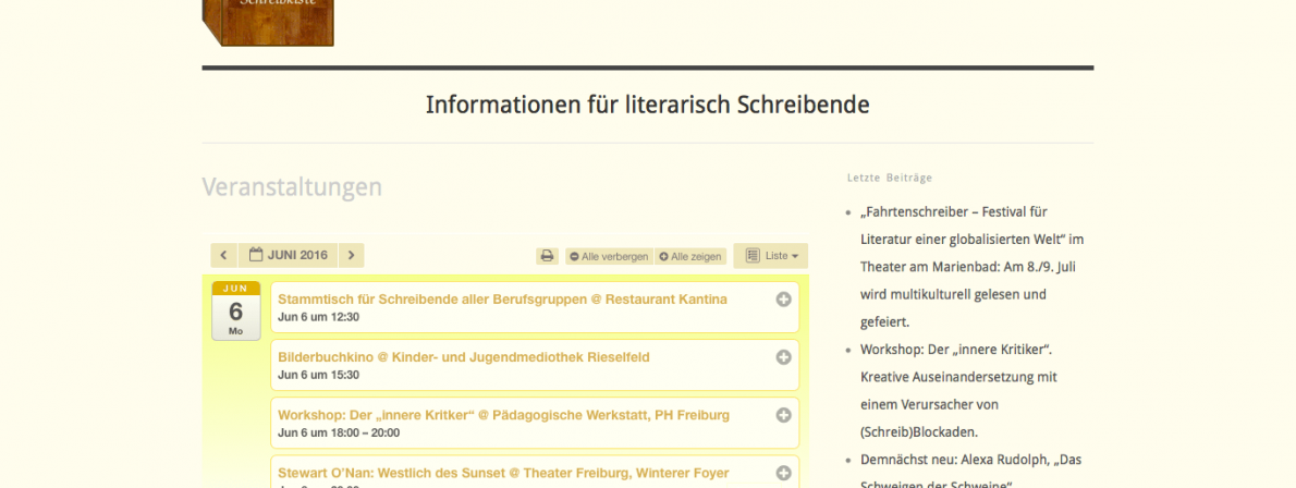 Die Freiburger Schreibkiste