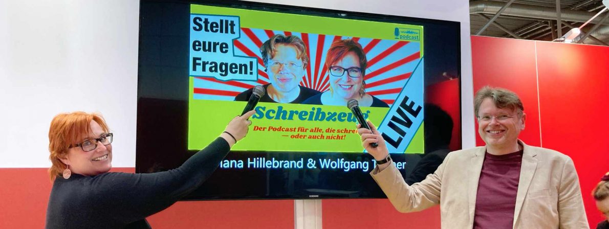 Diana Hillebrand und Wolfgang Tischer live auf der Leipziger Buchmesse 2023
