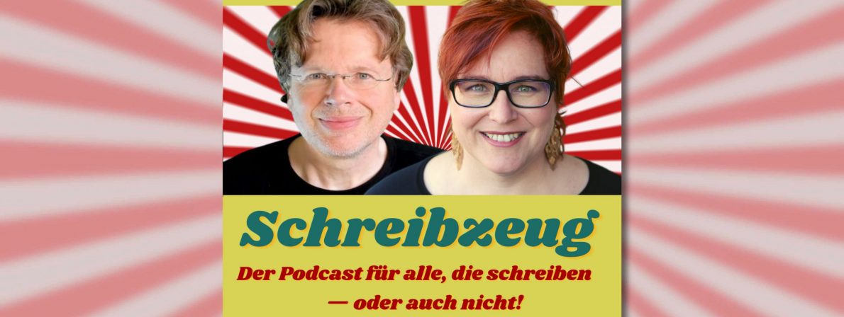 Schreibzeug-Pdocast mit Diana Hillebrand und Wolfgang Tischer. Überall dort, wo es Podcasts gibt.