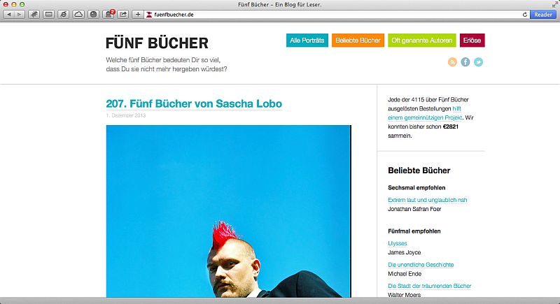 Fรผnf Bรผcher