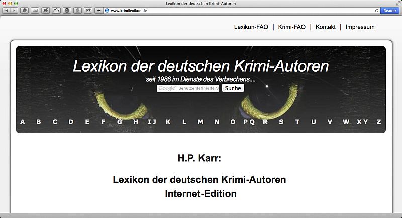 Lexikon der deutschen Krimiautoren