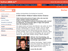 Screenshot (Ausschnitt) von ard.de