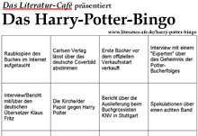 Das Harry-Potter-Bingo (hier klicken und Spielplan runterladen)