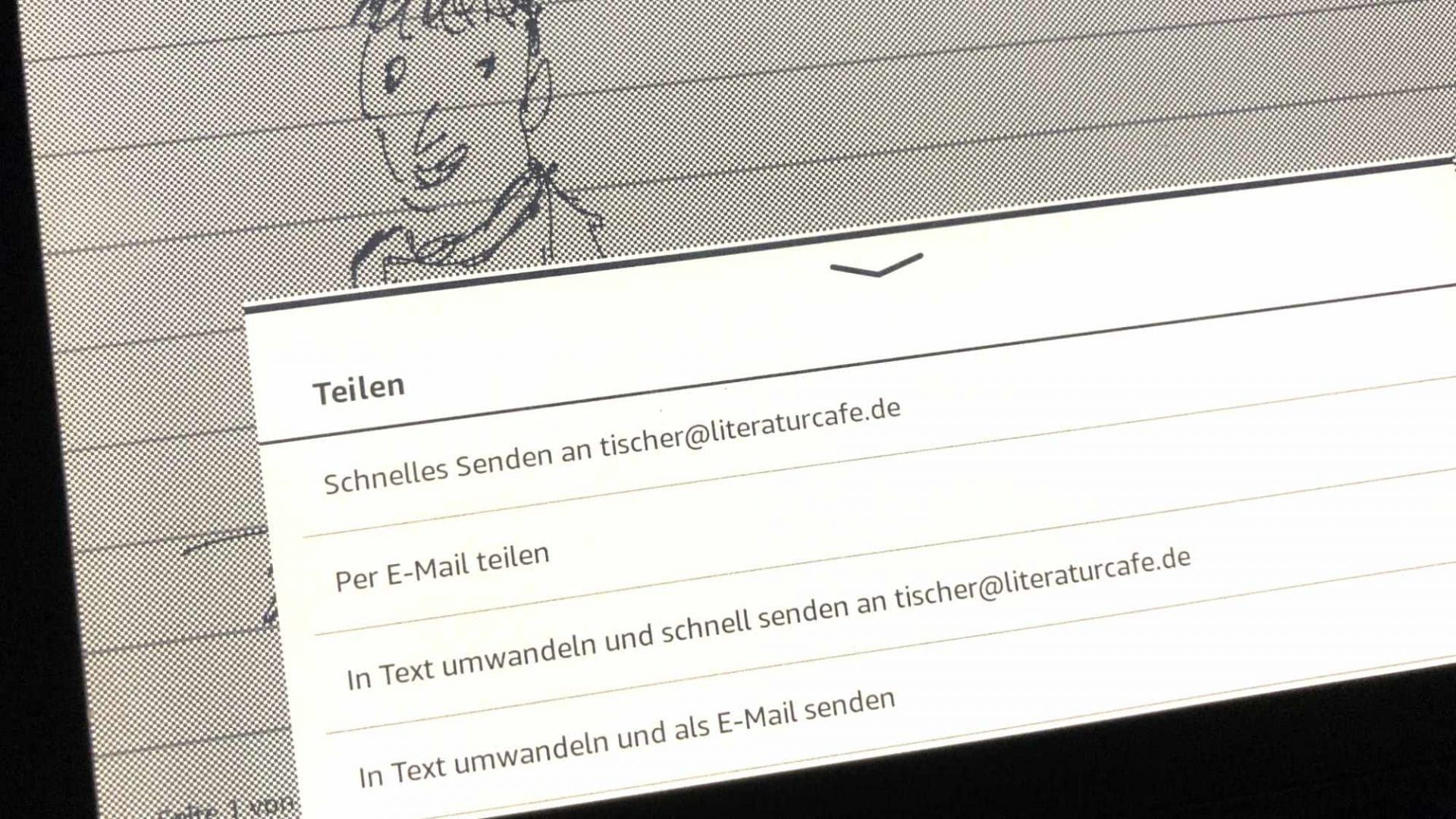 Noch ein Update für den Kindle Scribe Handschrift als Text exportieren