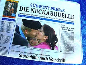 Titelseite der 'Neckarquelle' vom 22.09.2006