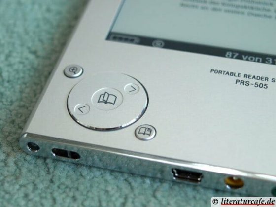 SONY-PRS-505-Reader: Bedienelement
