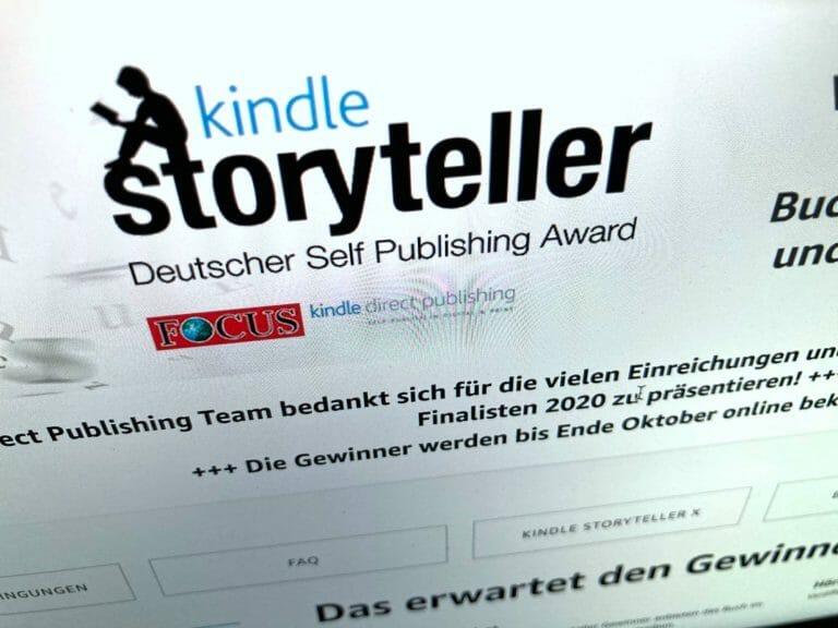 Kindle Storyteller Award 2020: Ein leises Stöhnen entwich meinen Lippen
