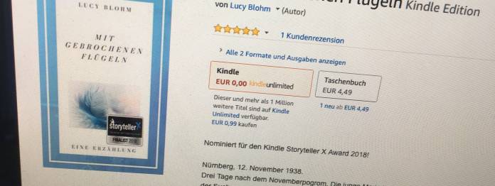 Lucy Blohm: Mit gebrochenen Flügeln (Historische Novelle)