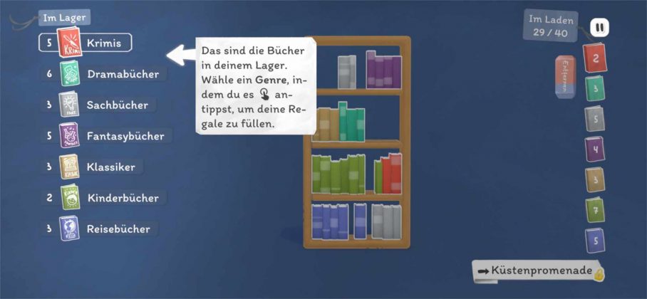 Tiny Bookshop &ndash; Das Sortiment