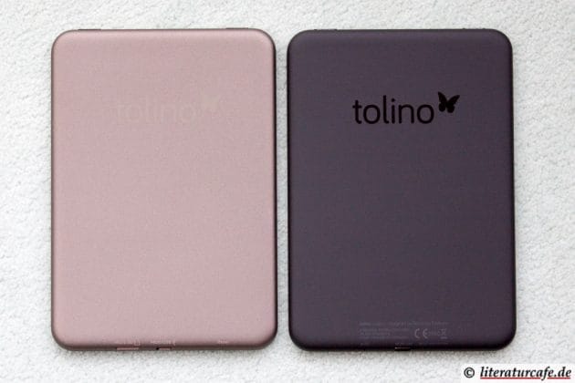 Tolino Vision und Tolino Vision 2 - Rückseite