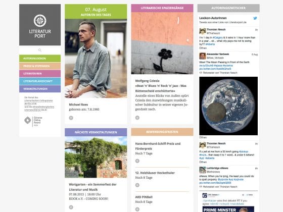 literaturport.de - Neue Website