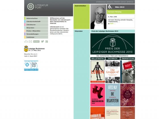 literaturport.de - Alte Website