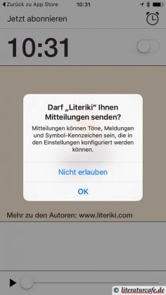 Literiki: Mitteilungen