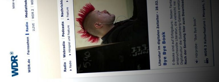 Hörtipp im WDR: Bye Bye Book – Dichtung im digitalen Zeitalter