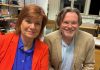 Christine Westermann und Wolfgang Tischer nach der Lesung und vor dem Podcast-Interview