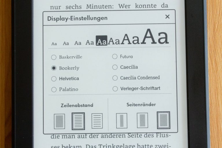 Bookerly: Die neue Typografie des Kindle Paperwhite 2015 im Test
